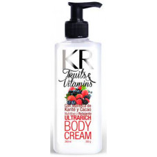 CREMA CORPORAL KARINA RABOLINI X 350 G FRUITS AND VITAMINS FRUTOS ROJOS