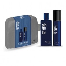ESTUCHE PARA REGALO PERFUME DE HOMBRE TASCANI SINGULAR + DESODORANTE CON NECESER