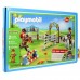 ROMPECABEZAS X 54 PIEZAS X 2 PLAYMOBIL COUNTRY CON LIBRITO, MEMOTEST Y CARETA