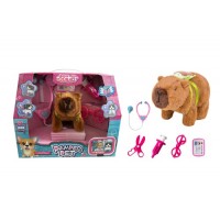 PELUCHE CAPYBARA CON MOVIMIENTO Y SONIDO Y SET DE DOCTOR
