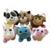 LLAVERO DE PELUCHE ANIMALITOS 9 CM PHI PHI TOYS LLAVERO DE PELUCHE ANIMALITOS 9 CM PHI PHI TOYS