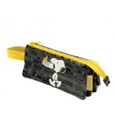 CARTUCHERA CON CIERRE CUADRUPLE MOOVING SNOOPY