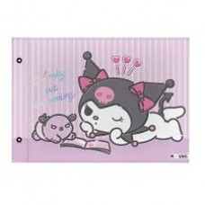 CARPETA PARA DIBUJO CON CORDON KUROMI MOOVING CARPETA PARA DIBUJO CON CORDON KUROMI MOOVING