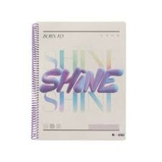 CUADERNO CON ESPIRAL T/D MOOVING COOL X 80 H