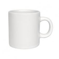 TAZA DE CAFE JARRITO DE CERAMICA BLANCA 100 ML