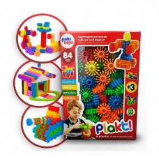 PLAKT - JUEGO DE ENCASTRE 84 PIEZAS PAKI TOYS