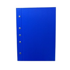 CARPETA A4 CON CORDON TELADA AZUL