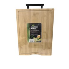 TABLA DE COCINA BAMBU 40 X 30 CM CON MANIJA Y PATITA VEKOO TABLA DE COCINA BAMBU 40 X 30 CM CON MANIJA Y PATITA VEKOO
