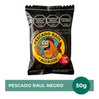 ALFAJOR PESCADO RAUL X 50 G SIMPLE NEGRO ALFAJOR PESCADO RAUL X 50 G SIMPLE NEGRO