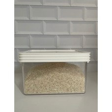 CONTENEDOR ACRILICO HERMETICO RECTANGULAR 1100 CC