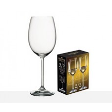 COPAS DE CRISTAL X 2 DEGUSTACION BOHEMIA VINO BLANCO 450 ML