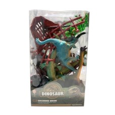 ANIMALITOS DINOSAURIOS CHILDHOOD DREN CON ACCESORIOS EN CAJA TRANSPARENTE