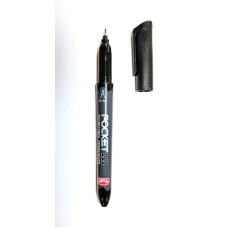 MARCADOR INDELEBLE ULTRAFINO NEGRO 0,3 MM TRABI POCKET 111 7790578695366