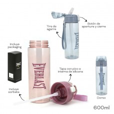 BOTELLA DE HIDRATACION EVERLAST PLASTICA 750 ML BOTELLA DE HIDRATACION EVERLAST PLASTICA 750 ML