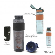 BOTELLA DE HIDRATACION EVERLAST PLASTICA 1 LITRO BOTELLA DE HIDRATACION EVERLAST PLASTICA 1 LITRO