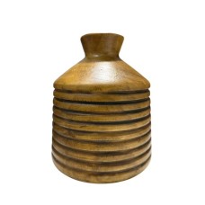 JARRON DE MADERA STRIPES