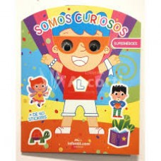 LIBRO SOMOS CURIOSOS + DE 40 STICKERS PARA LEER Y PINTAR SUPERHEROES LIBRO SOMOS CURIOSOS + DE 40 STICKERS PARA LEER Y PINTAR SUPERHEROES