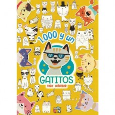 LIBRITO PARA PINTAR 1000 Y UN GATITOS PARA COLOREAR