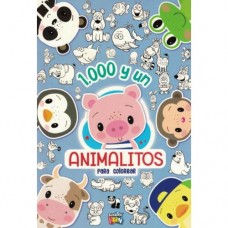 LIBRITO PARA PINTAR 1000 Y UN ANIMALITOS PARA COLOREAR