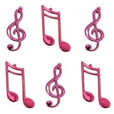 NOTAS MUSICALES PARA ARBOL DE NAVIDAD X 6 ROJAS NOTAS MUSICALES PARA ARBOL DE NAVIDAD X 6 ROJAS