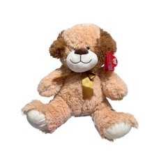 PELUCHE PERRO SENTADO CON MOÑO PHI PHI TOYS 40 CM 1440