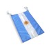 BANDERA ARGENTINA DE TELA 040 CM X 070 CM CON SOL