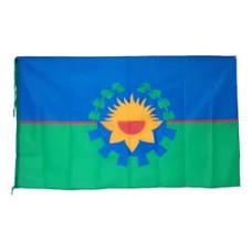 BANDERA BONAERENSE DE TELA 1,25 X 200 CON REFUERZO