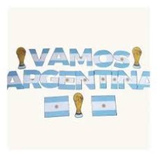 BANDERIN VAMOS ARGENTINA COPA DEL MUNDO BANDERIN VAMOS ARGENTINA COPA DEL MUNDO
