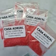 BRILLO COMESTIBLE X 1 G ROJO - GIBRE COMESTIBLE - BRILLANTINA COMESTIBLE