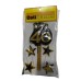 ADORNO DE TORTA - SET MIS 40 CON 4 ESTRELLAS Y BENGALA GIBRE