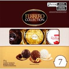 CAJA DE BOMBONES FERRERO ROCHER COLLECTION X 7 SURTIDOS CAJA DE BOMBONES FERRERO ROCHER COLLECTION X 7 SURTIDOS