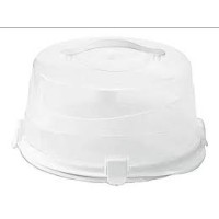 CAMPANA PARA TORTA PLASTICA COLOMBRARO 35,5 CM SUPER LUXURY CON TRABA