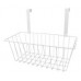 CANASTA ALAMBRE PARA COLGAR EN PUERTA DE MESADA BLANCO