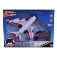 AVION BOIENG 750 A RADIO CONTROL VELOCIDAD SIN LIMITES CON LUZ EL DUENDE AZUL 76