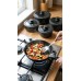 CACEROLAS DE ALUMINIO NEGRO X 6 EN SET CACEROLAS DE ALUMINIO NEGRO X 6 EN SET