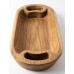 CENTRO DE MESA BANDEJA DE MADERA OVAL 53 CM CENTRO DE MESA BANDEJA DE MADERA OVAL 53 CM