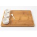 BANDEJA DE BAMBU CON 3 BOWLS SALSEROS Y CUCHARITAS DE CERAMICA BANDEJA DE BAMBU CON 3 BOWLS SALSEROS Y CUCHARITAS DE CERAMICA