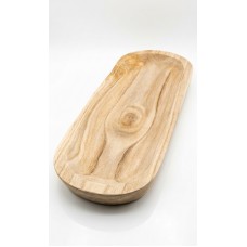 CENTRO DE MESA BANDEJA DE MADERA OVAL 47 CM CENTRO DE MESA BANDEJA DE MADERA OVAL 47 CM