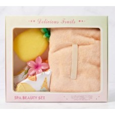 SET DE BAÑO SPA LEMON (TOALLA - ESPONJA - POMPON - BROCHE PARA CABELLO) SET DE BAÑO SPA LEMON (TOALLA - ESPONJA - POMPON - BROCHE PARA CABELLO)