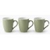 TAZA DE CERAMICA RAYAS PASTEL X 3 TAZA DE CERAMICA RAYAS PASTEL X 3