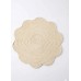 MANTEL INDIVIDUAL BORDES TIPO FLOR COLOR NATURAL 37 CM MANTEL INDIVIDUAL BORDES TIPO FLOR COLOR NATURAL 37 CM
