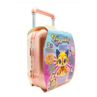 PELUCHE LOVABLE LUGGABLES CON VALIJA CARRY-ON Y ALMOHADA DE VIAJE SOLLY SAFARI PELUCHE LOVABLE LUGGABLES CON VALIJA CARRY-ON Y ALMOHADA DE VIAJE SOLLY SAFARI