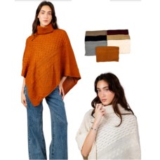 PONCHO POLERON TEJIDO ACRILICO SU303646