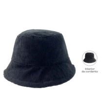GORRO PILUSO DE CORDEROY CON CORDERITO INTERIOR GORRO PILUSO DE CORDEROY CON CORDERITO INTERIOR
