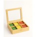 CAJA DE TE DE MADERA X 6 DIVISIONES BAMBU