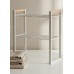 ESTANTE DE METAL BLANCO Y BAMBU 2 NIVELES 33 X 21 X 37,5 CM ESTANTE DE METAL BLANCO Y BAMBU 2 NIVELES 33 X 21 X 37,5 CM