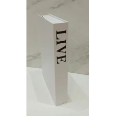 LIBRO PARA DECORACION LIVE WHITHE LIBRO PARA DECORACION LIVE WHITHE