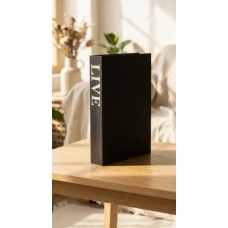 LIBRO PARA DECORACION LIVE BLACK LIBRO PARA DECORACION LIVE BLACK