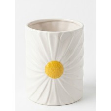 VASO PORTACEPILLOS CERAMICA MARGARITAS VASO PORTACEPILLOS CERAMICA MARGARITAS