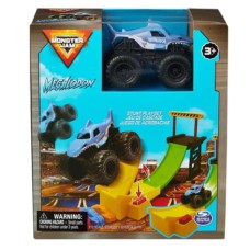 AUTO MONSTER JAM CON JUEGO DE ACROBACIAS AUTO MONSTER JAM CON JUEGO DE ACROBACIAS